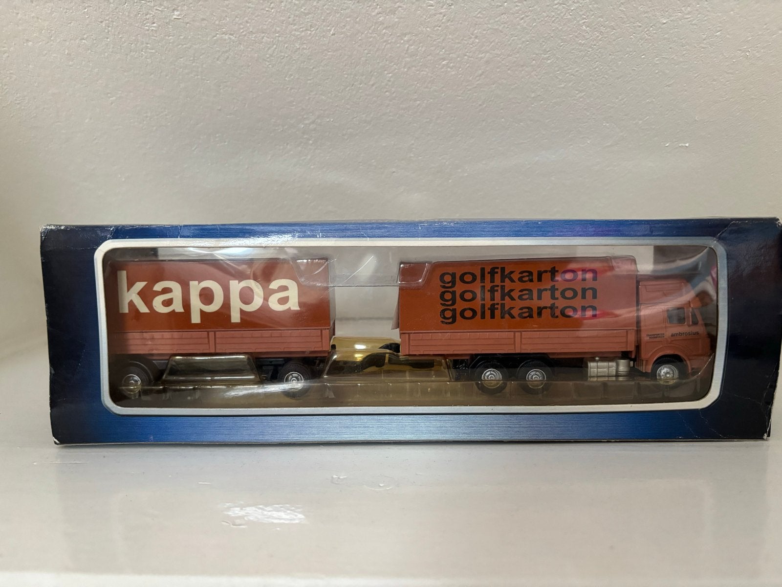 Roadstars Kappa Golfkarton Vrachtwagen met Oplegger, Hobby en Vrije tijd, 1:50 of kleiner, Nieuw, Truck, Ophalen