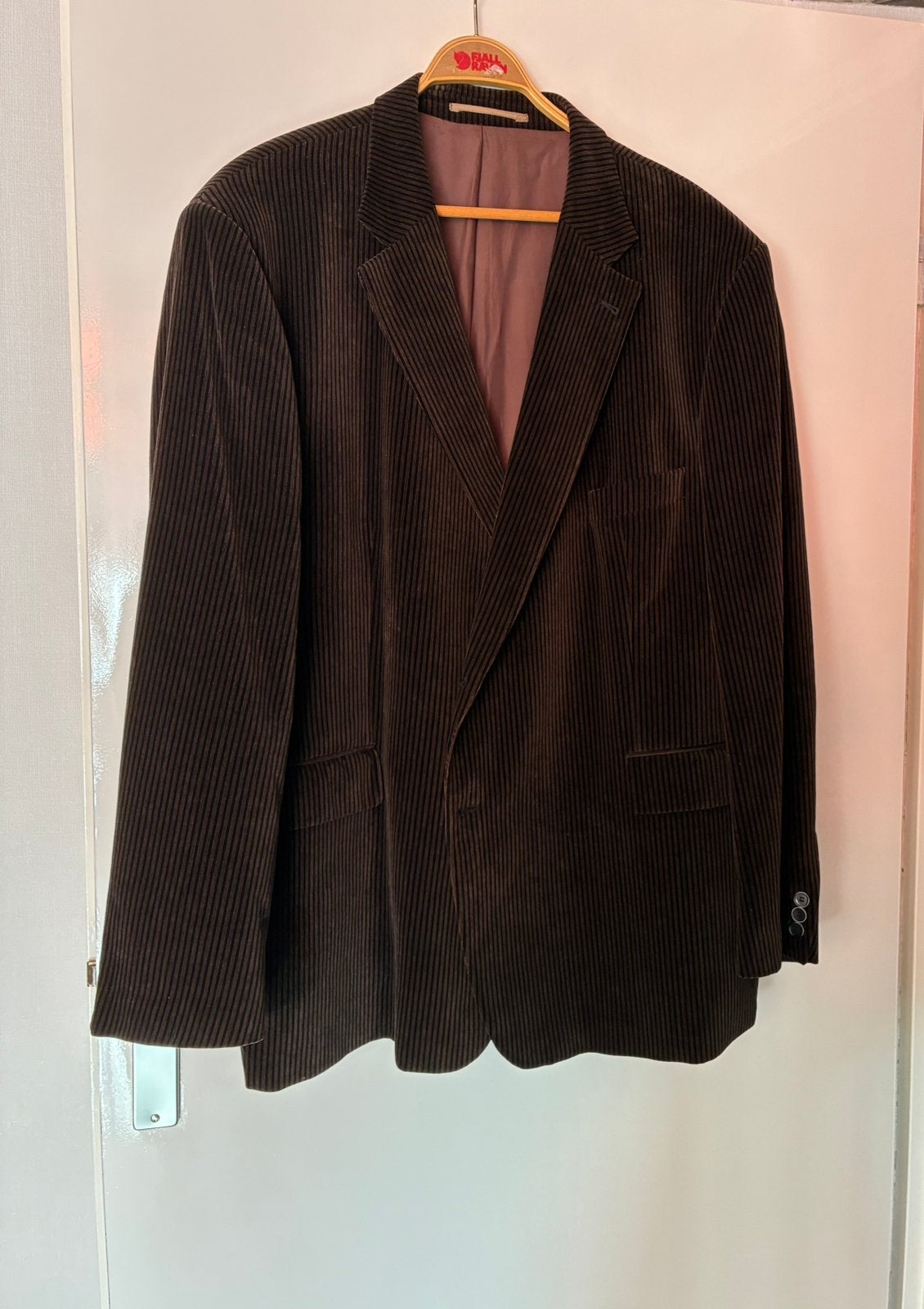 Keurig Colbert maat 35 (5XL/6XL) bruin/zwart gestreept, Kleding | Heren, Ophalen of Verzenden, Zo goed als nieuw, Zwart, Jas of Mantel
