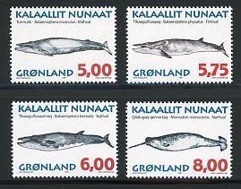 Groenland- 1997- serie = motief Walvissen en Dolfijnen, Ophalen of Verzenden, Denemarken, Postfris