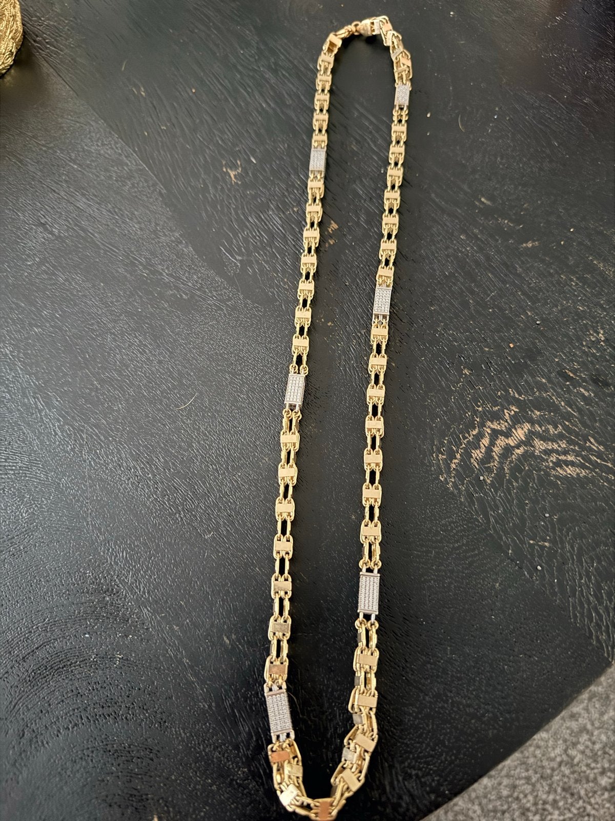 magnum 18k ketting massief goud(eventueel inruil mog), Ophalen, Zo goed als nieuw, Goud, Goud