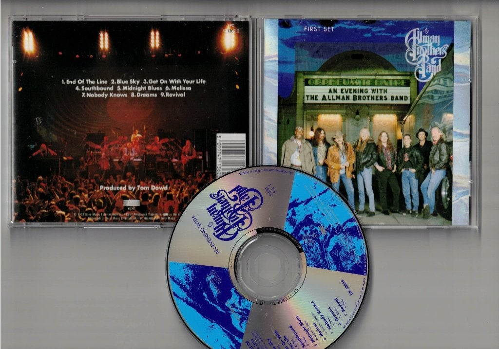 THE ALLMAN BROTHERS BAND CD An Evening with - First Set, Cd's en Dvd's, Ophalen of Verzenden, Zo goed als nieuw, Poprock