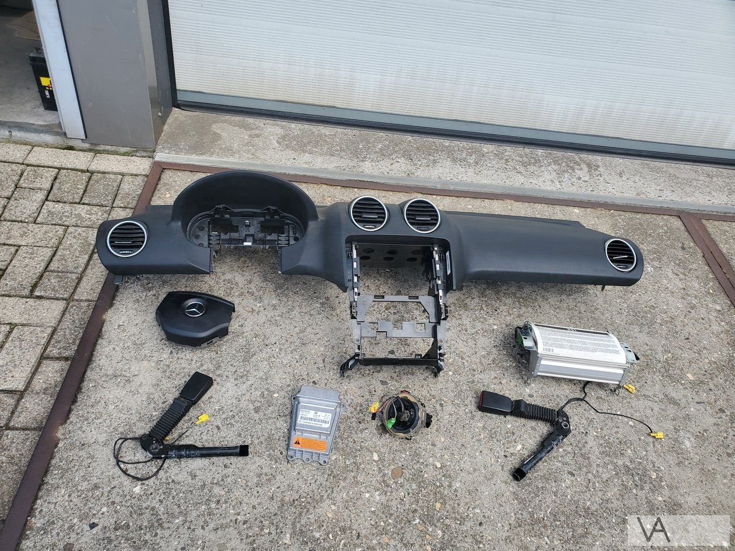 Mercedes ML W164 2005 - 2013 airbag set compleet + dash €150, Auto-onderdelen, Dashboard en Schakelaars, Gebruikt, -, Ophalen of Verzenden