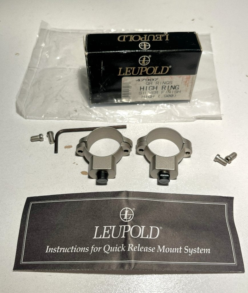Zilverkleurige Leupold montagebeugels (2), Ophalen of Verzenden, Nieuw