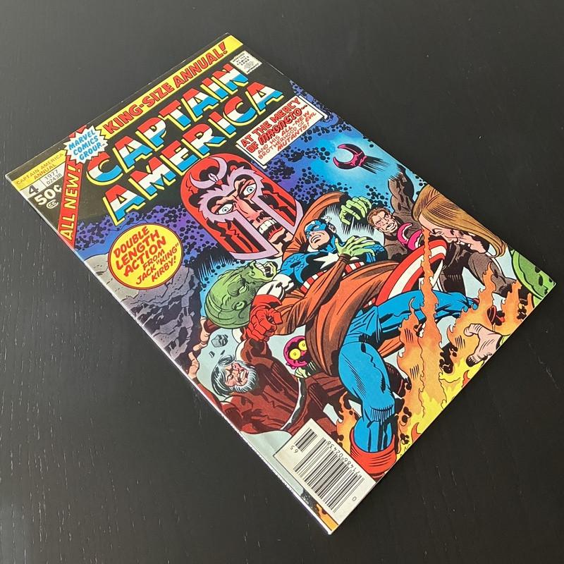 Captain America Annual Vol.1 #4 (1977) VF/NM (9.0), Eén comic, Amerika, Marvel Comics, Ophalen of Verzenden