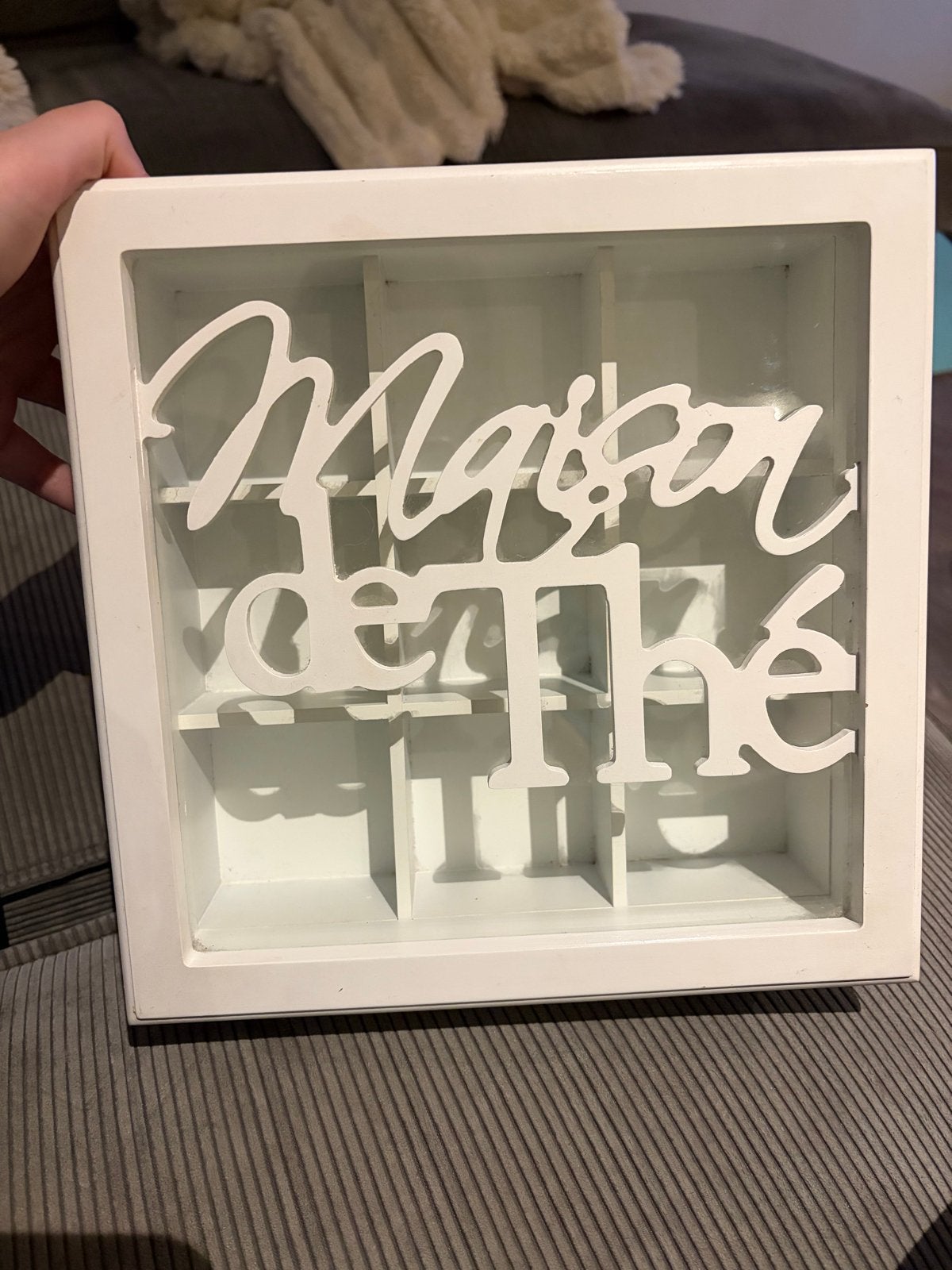 Riviera Maison - Maison de Thé theedoos met 9 vakken, Ophalen, Minder dan 50 cm, Minder dan 50 cm, Zo goed als nieuw