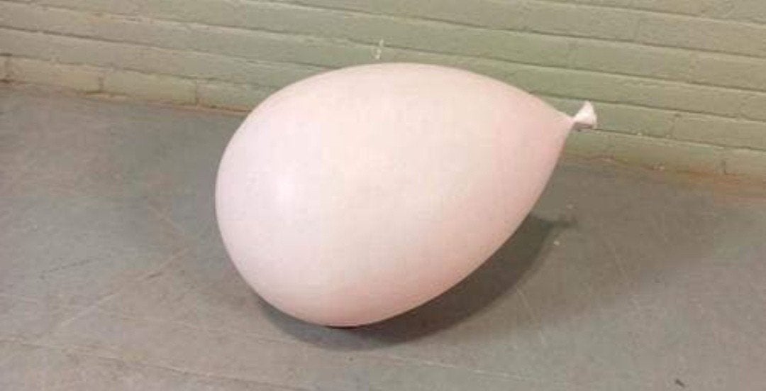 Vintage design ballonlamp, Yves Christin voor Bilumen, Tweedehands, Kunststof, Tweedehands, Ophalen of Verzenden