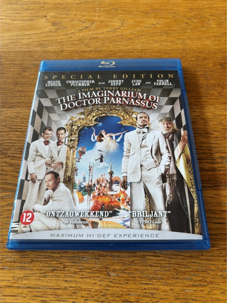 Blu-ray The Imaginarium of Doctor Parnassus - NL-Uitgave, Avontuur, Nederlands, Film, Ophalen of Verzenden