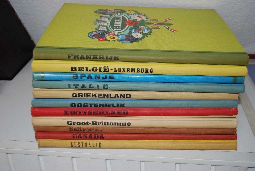 Landenboeken van Douwe Egberts 8 stuks, Ophalen of Verzenden, Gelezen, Piet Bakker, Europa