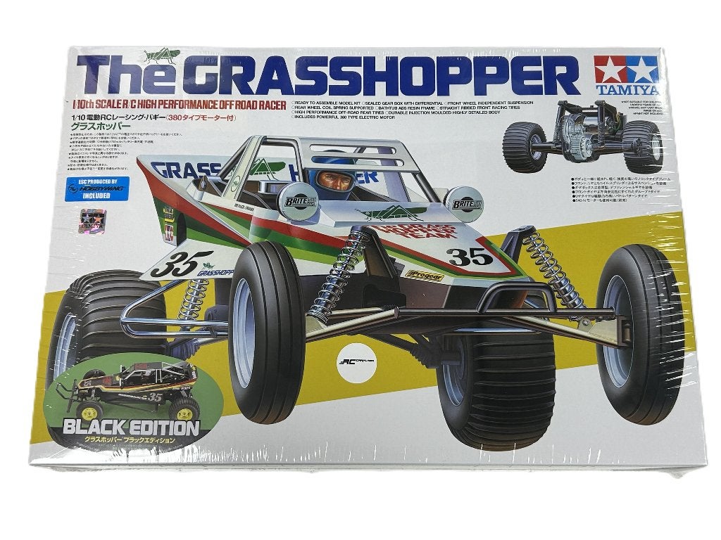 Tamiya 47522 1:10 RC The Grasshopper I Black Edition 1/10, Ophalen of Verzenden, Nieuw, Schaal 1:10, Elektro