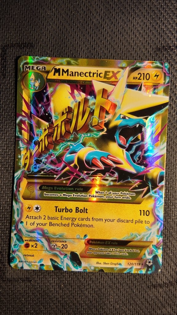 M Manectric-EX 120 Phantom Forces | Pokemon kaart, Ophalen, Zo goed als nieuw, Losse kaart, Foil