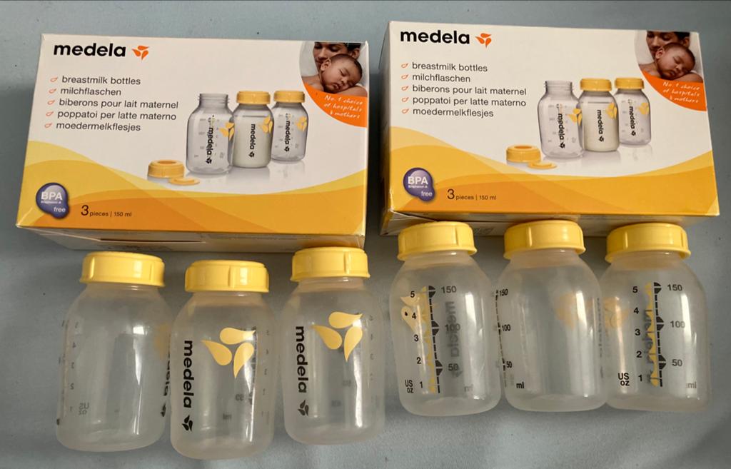 Medela Moedermelkflesjes - 150 ml, Ophalen of Verzenden, Gebruikt, Overige typen