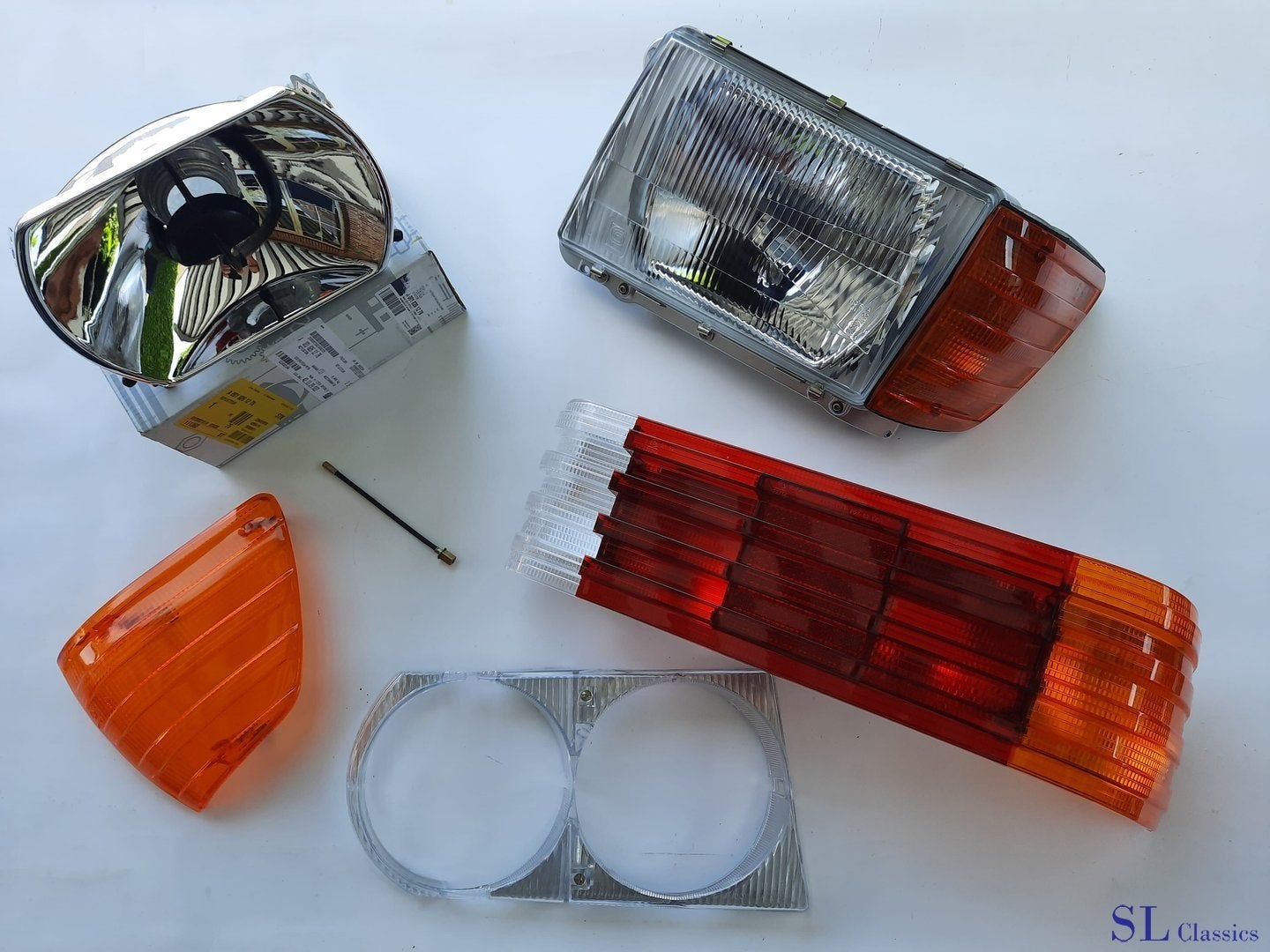 -SL Classics- Koplampen Mercedes SL SLC W107 R107 C107, Auto-onderdelen, Verlichting, -, Nieuw, Ophalen of Verzenden, -
