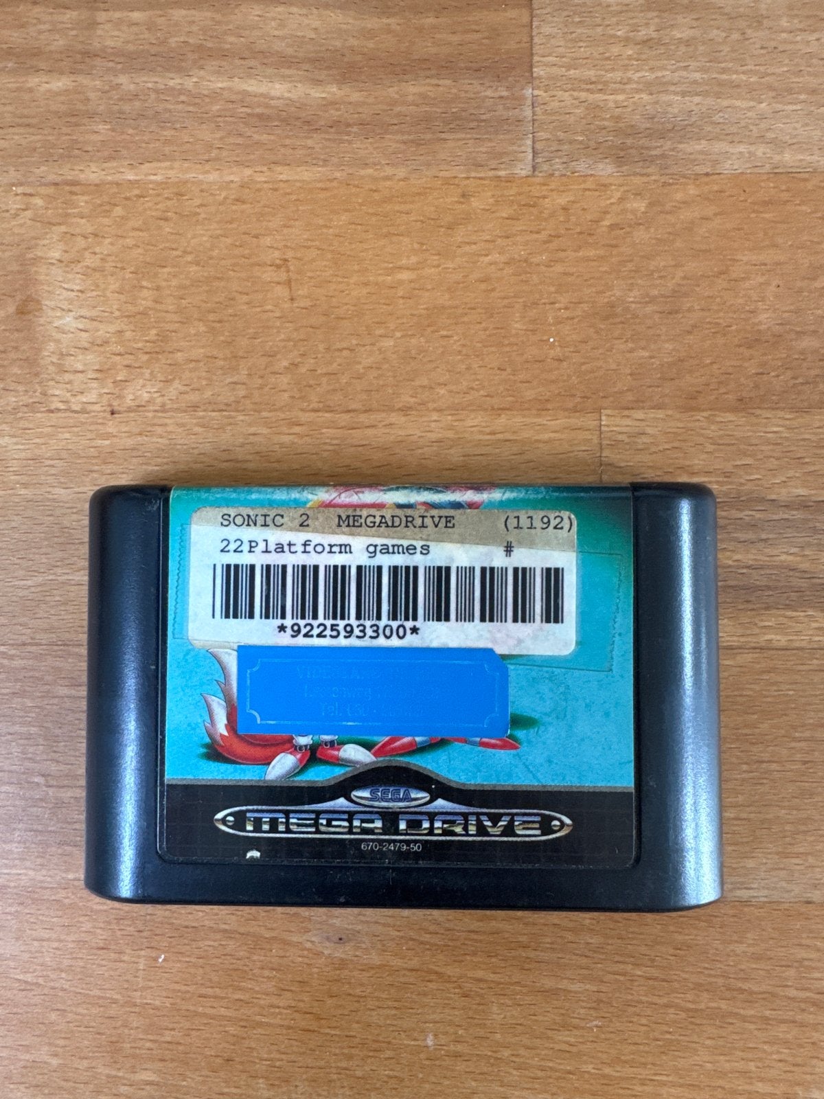 Sonic 2 sega Mega Drive, Spelcomputers en Games, Gebruikt, 1 speler, Ophalen of Verzenden, Vanaf 3 jaar