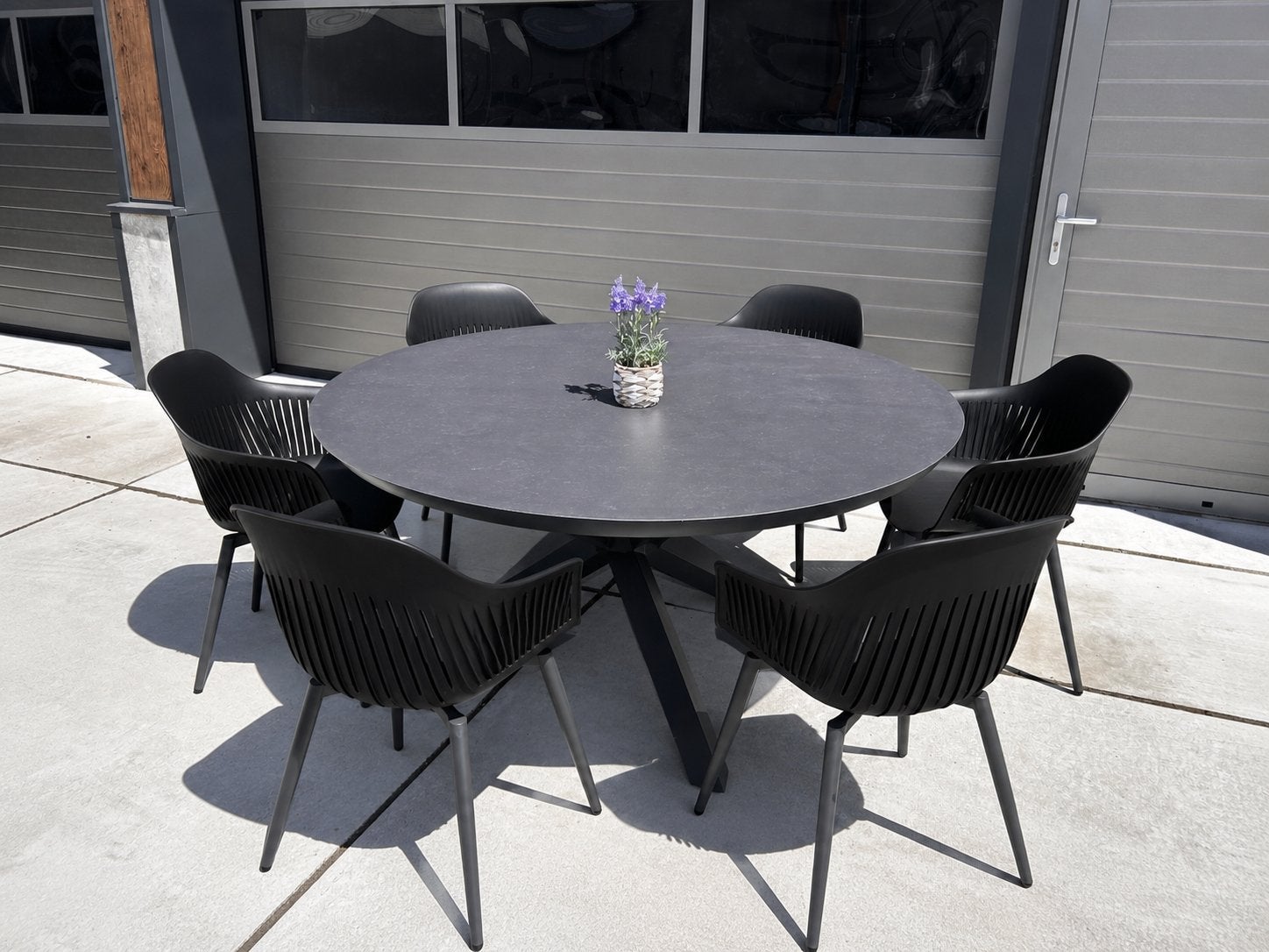 Nieuwe Life Style tuinset: tafel (150cm) + 6 stoelen