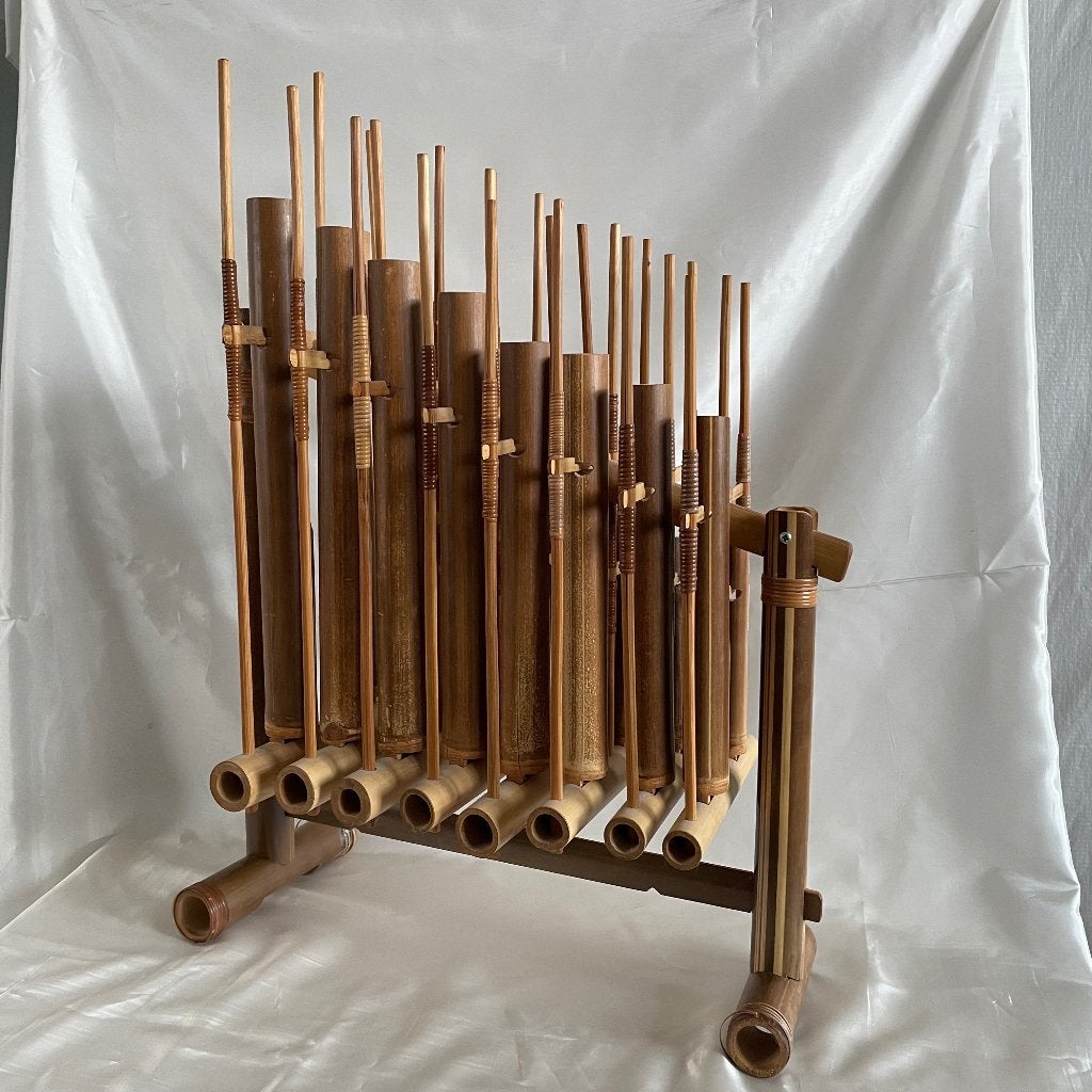 Indonesische Angklung set groot – Bandung, Ophalen of Verzenden, Nieuw