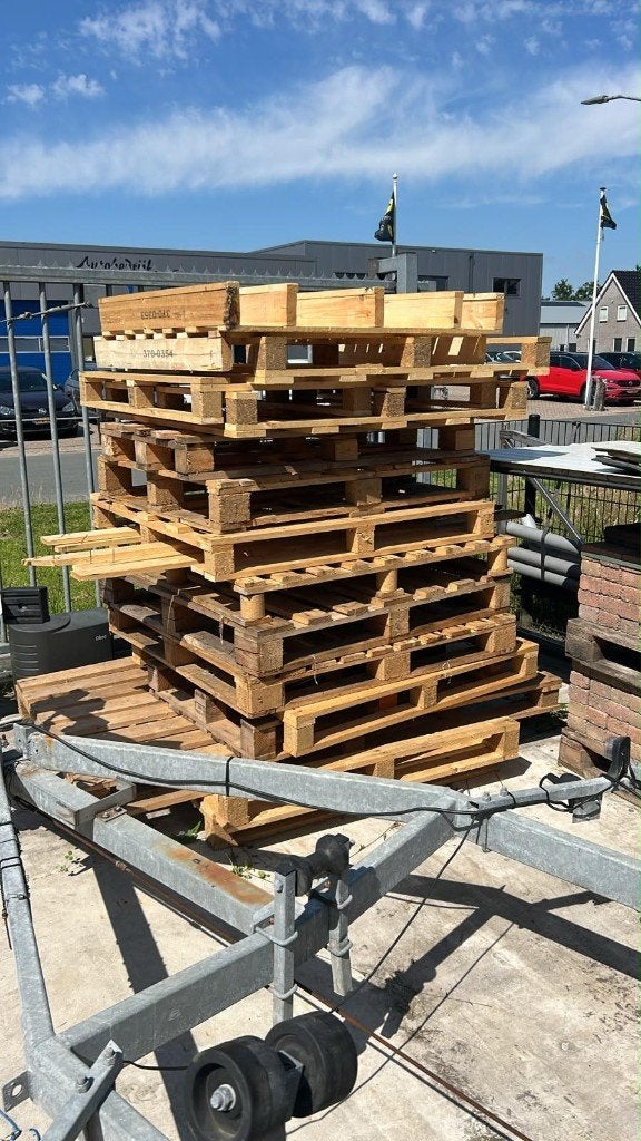 Stapel Pallets, Ophalen, Gebruikt, 50 mm of meer, Pallet