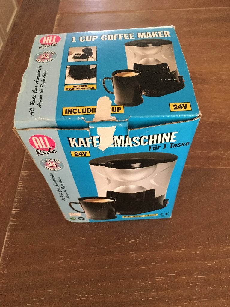 1 kops koffie maker voor in de vrachtauto 24V, Overige modellen, Nieuw, Gemalen koffie, Ophalen of Verzenden