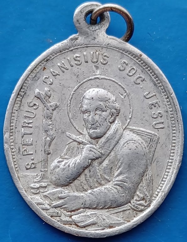 Vintage Medaille S. Petrus canisius soc.Jesus, Verzenden, Overige materialen, Nederland