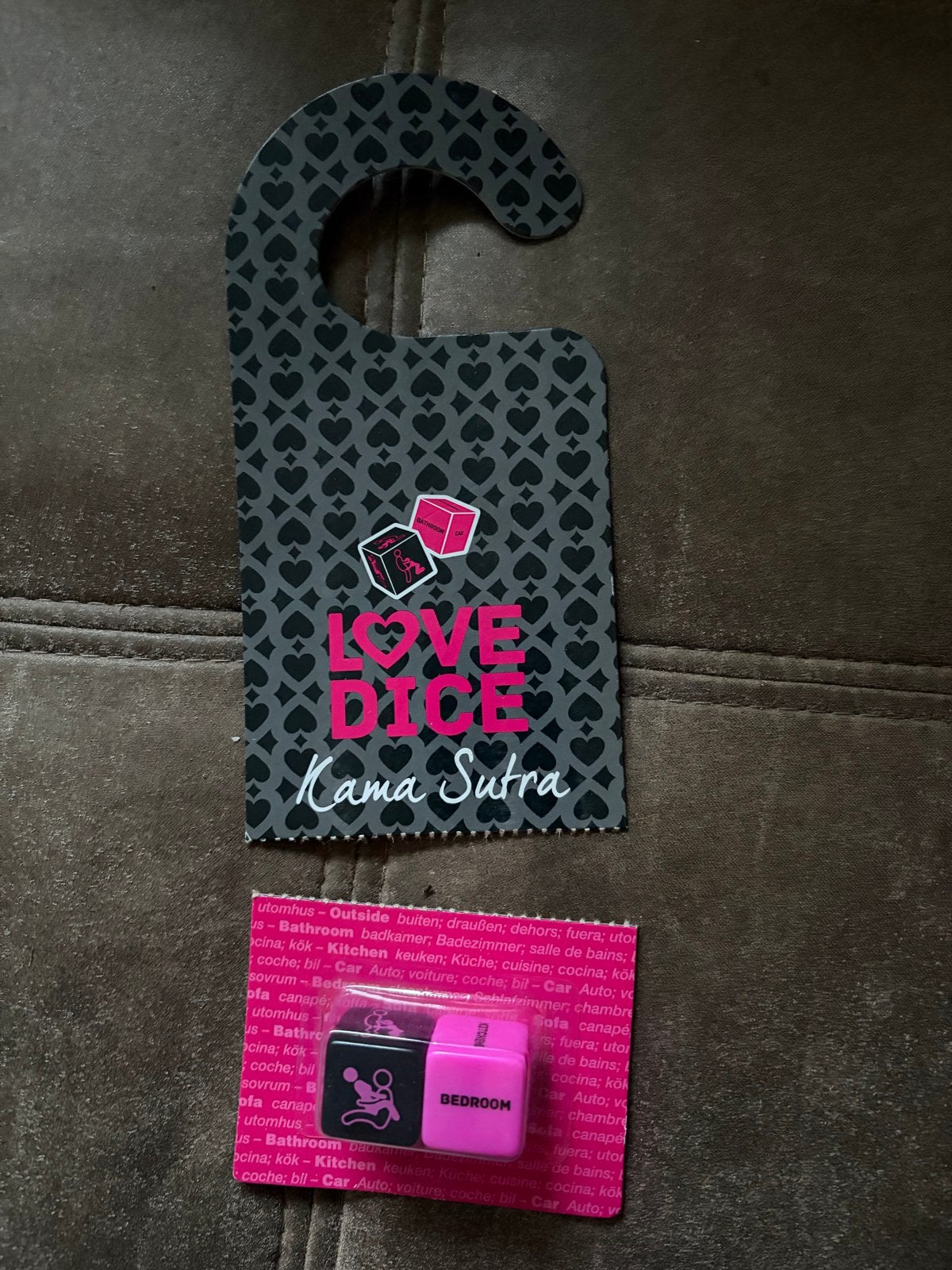 Love Dice Kama Sutra - Deurhanger en dobbelstenen, Ophalen of Verzenden, Nieuw