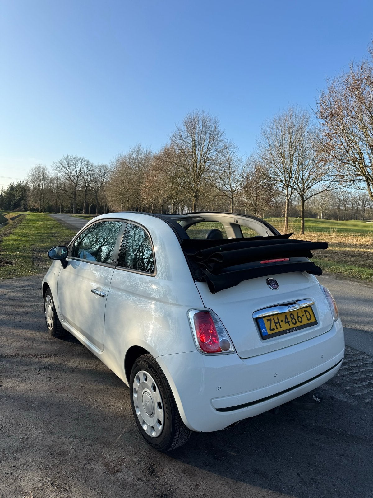 Fiat 500C Cabrio | 2009 | Wit, Wit, Particulier, Geïmporteerd, 69 pk
