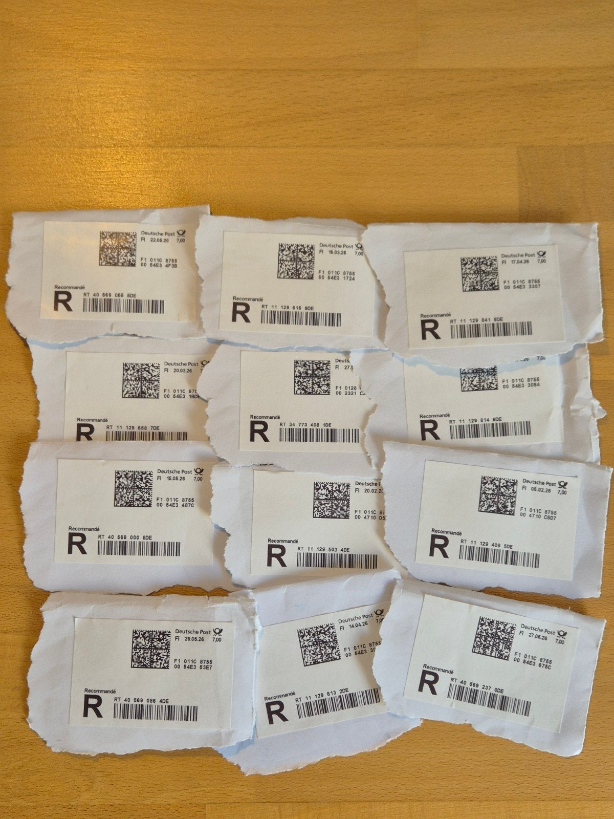 Duitsland pakketlabels, Ophalen of Verzenden, 1990 tot heden