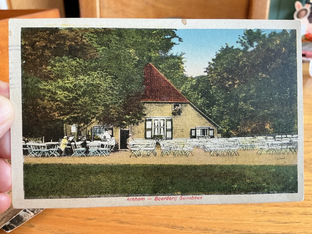 Boerderij Sonsbeek Arnhem 1929, Ophalen of Verzenden, 1920 tot 1940, Gelopen, Gelderland