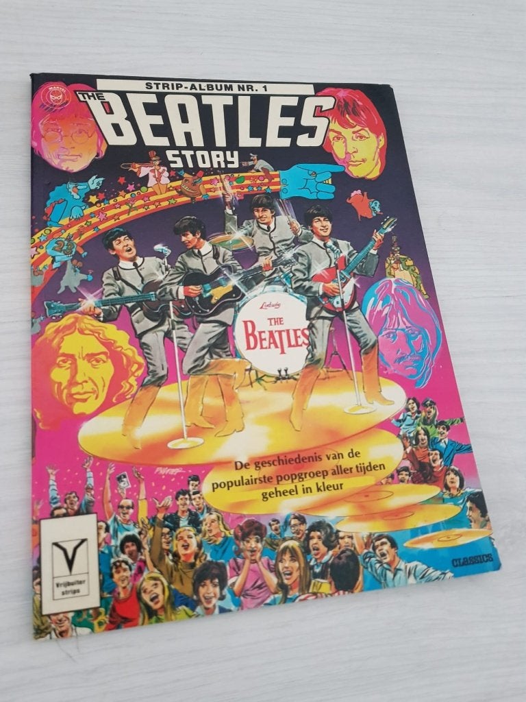 strip The Beatles Story, Boeken, Stripboeken, Gelezen, Eén stripboek, Ophalen of Verzenden