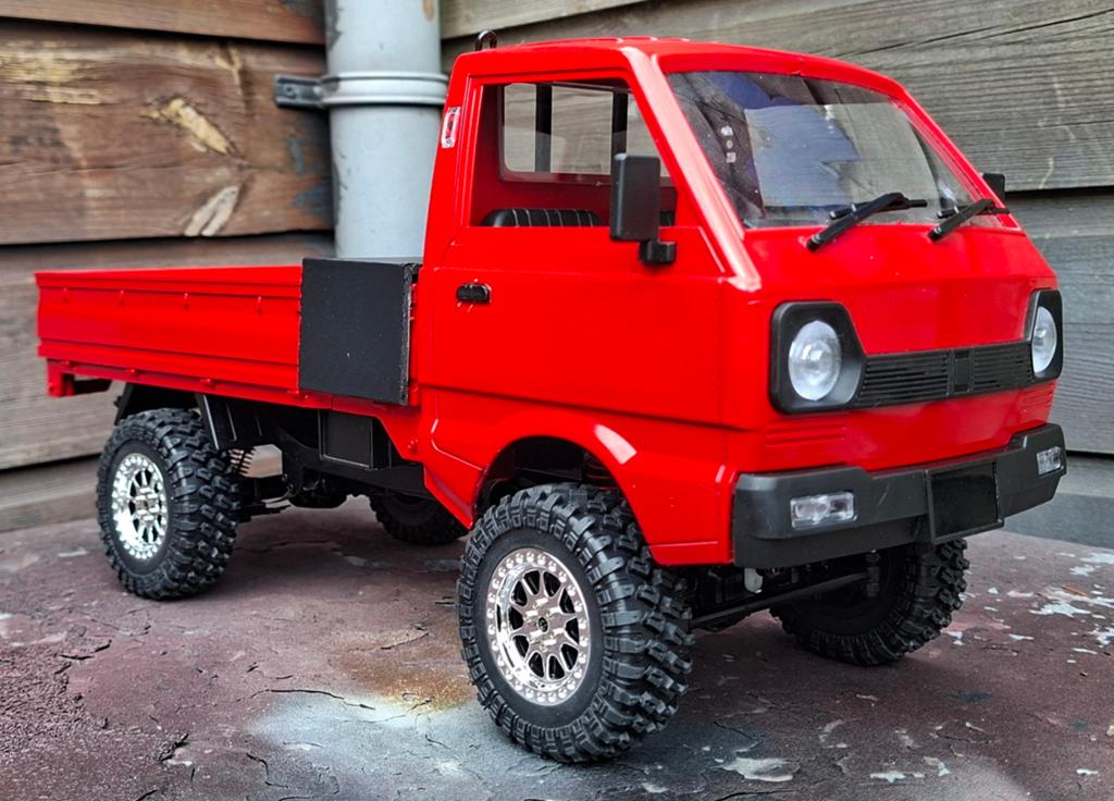 1/12  SUZUKI CARRY 4X4 EN TOYOTA LC 4X4, Elektro, Auto offroad, Nieuw, Ophalen of Verzenden