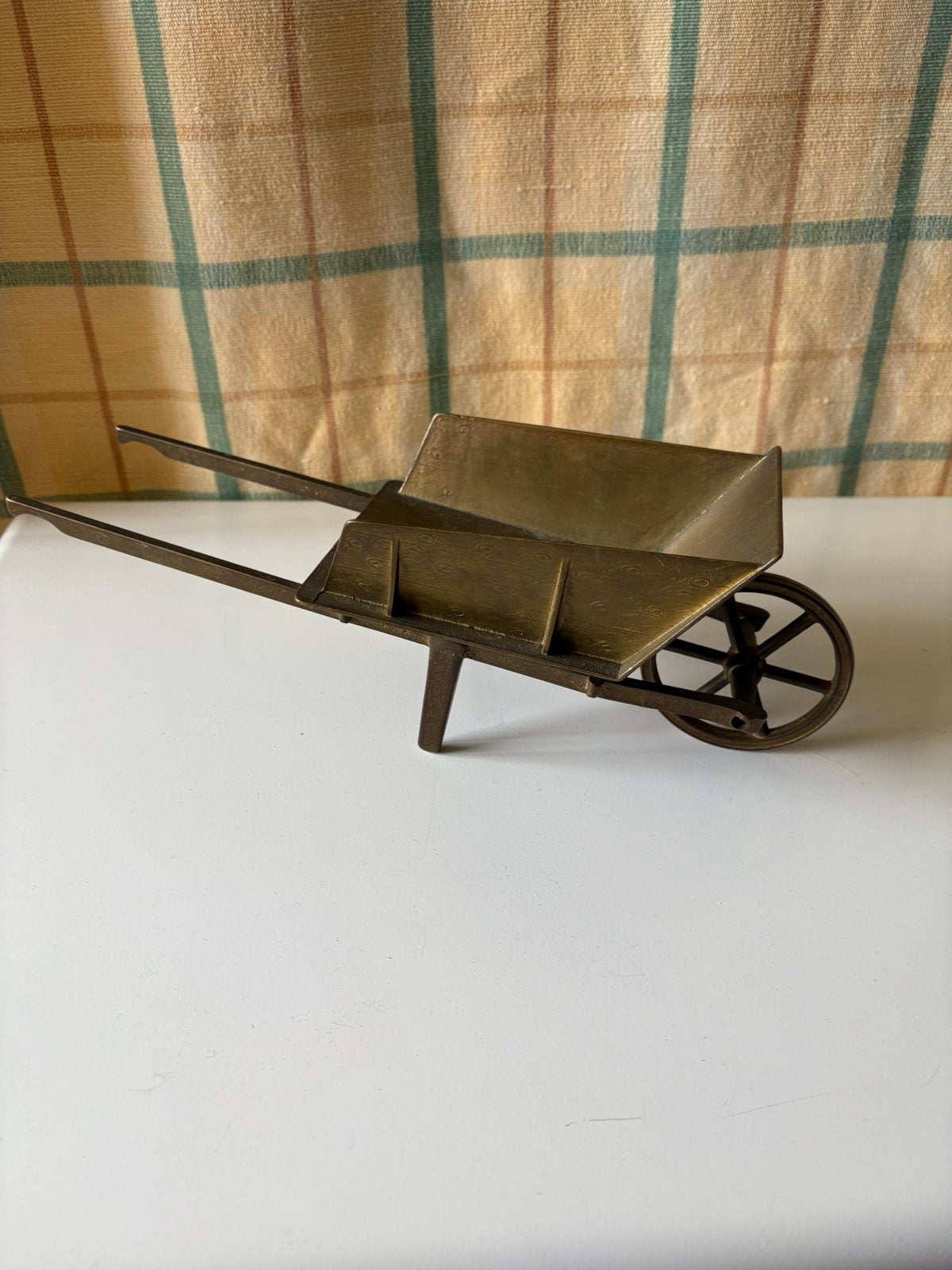 Messing kruiwagen ca. 32x12, Ophalen of Verzenden