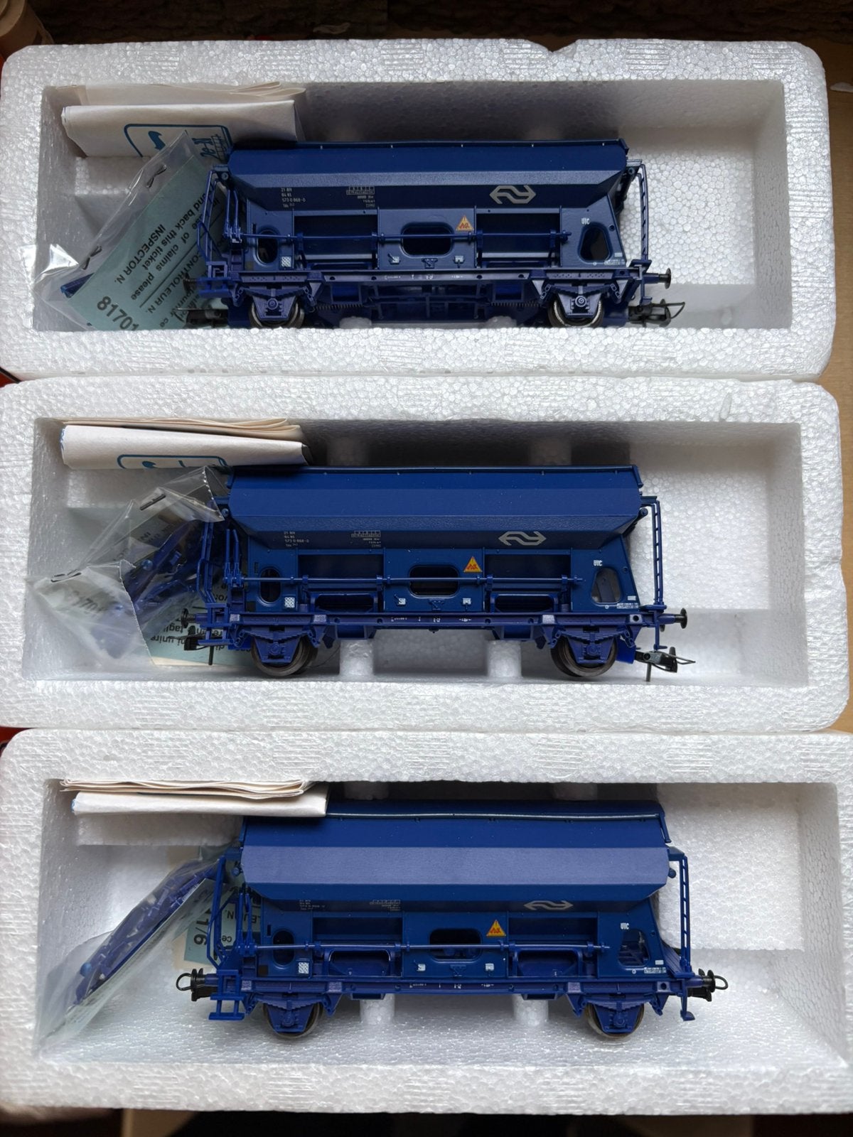 Roco 3x NS zelflossers, Gelijkstroom, Verzenden, Wagon, Roco