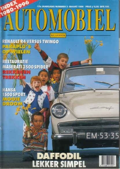 Automobiel 3 1996 : Daf 31 - Renault 4 - Borgward Hansa 1500, Ophalen of Verzenden, Gelezen, Algemeen