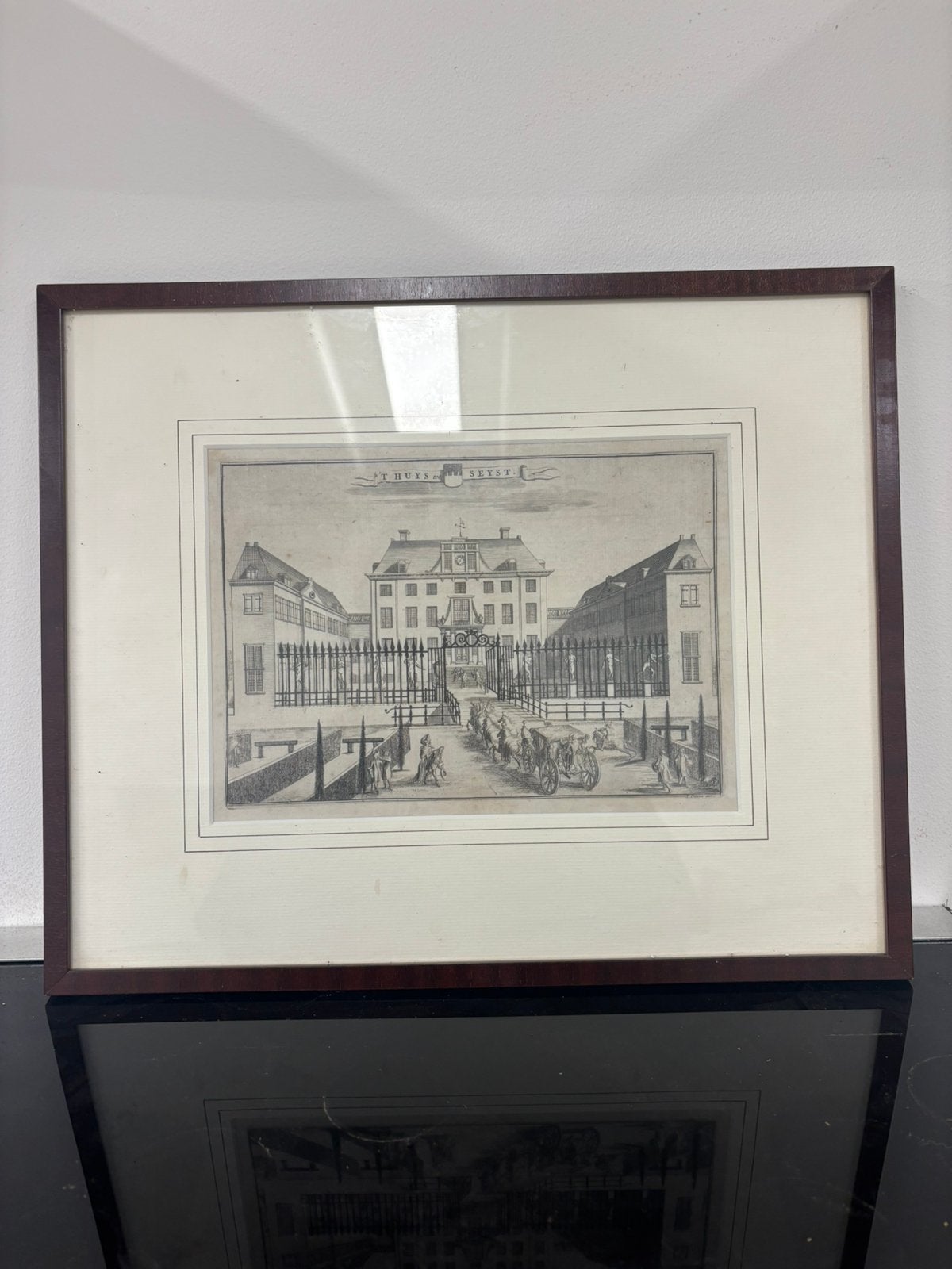 Prent Slot Zeist, Antiek en Kunst, Ophalen