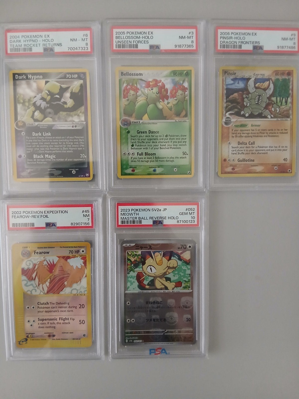 Diverse PSA slabs, Ophalen of Verzenden, Nieuw, Losse kaart, Foil