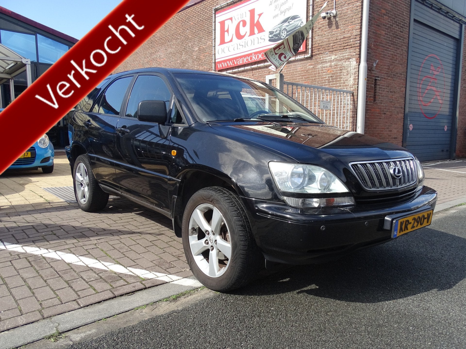 Lexus RX 300 Executive (bj 2001, automaat), Auto's, Automaat, Gebruikt, Zwart, Zwart