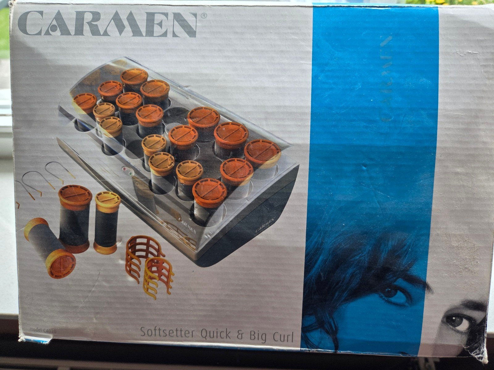 Carmen Softsetter Quick & Big Curl - Krulset, Ophalen of Verzenden, Gebruikt, Haarverzorging