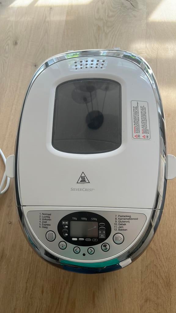 Broodbakmachine Silvercrest, Witgoed en Apparatuur, Broodbakmachines, Ophalen, Zo goed als nieuw