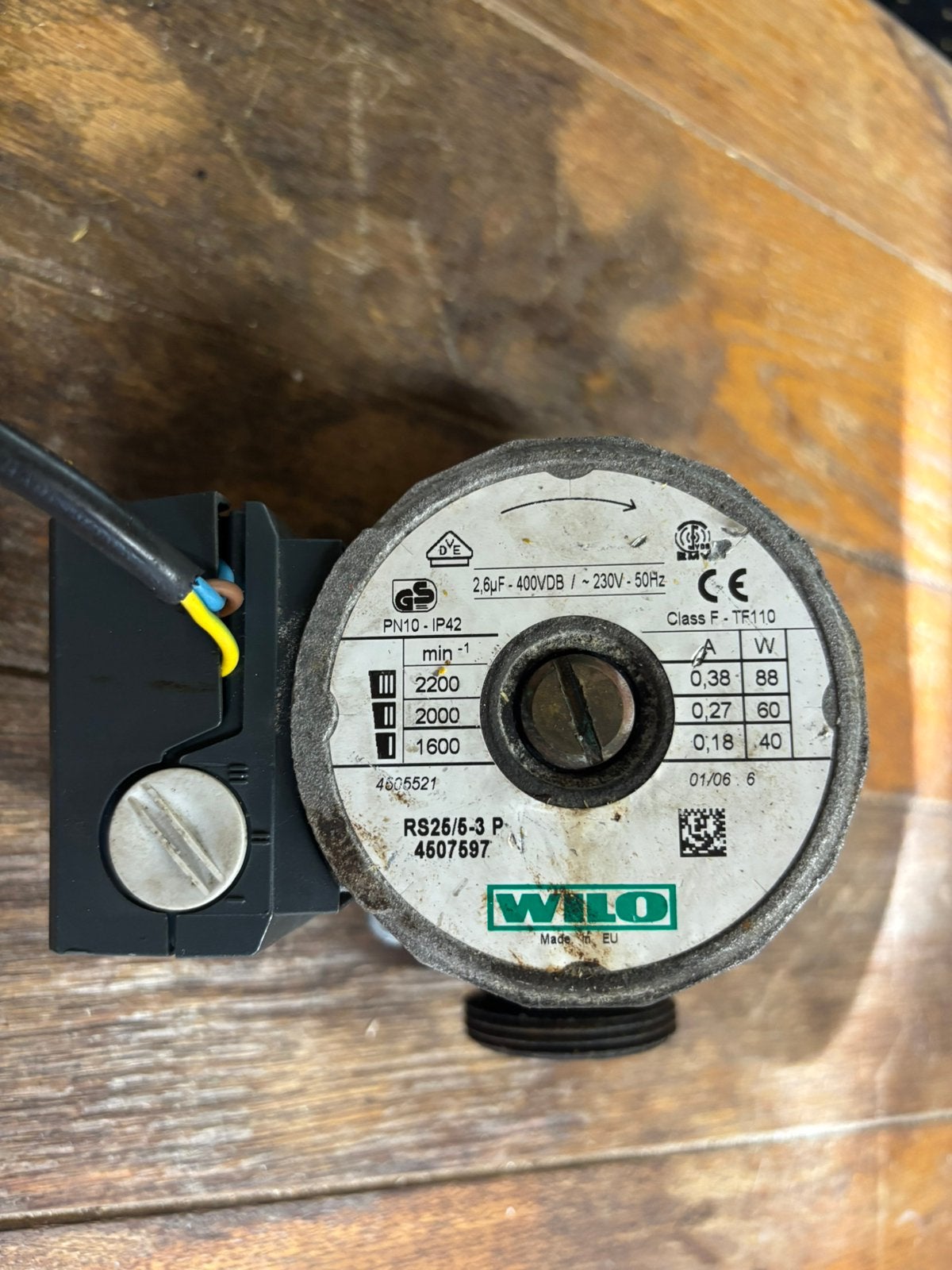 Wilo RS25/6-3 P CV-circulatiepomp 230V 3-standen – 40/60/88W, Minder dan 30 cm, Overige typen, Minder dan 60 cm, Ophalen of Verzenden