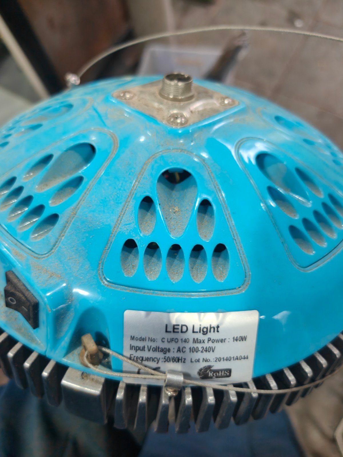LED UFO Kweeklamp - 140W Groeilamp, Ophalen of Verzenden, Gebruikt, Kweeklamp