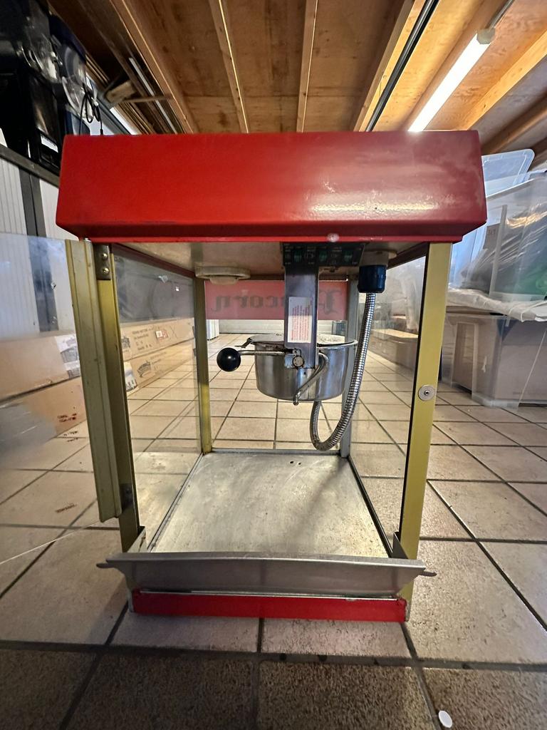 Te Koop - Gold Metal Popcornmachine, Ophalen, Gebruikt, Overige
