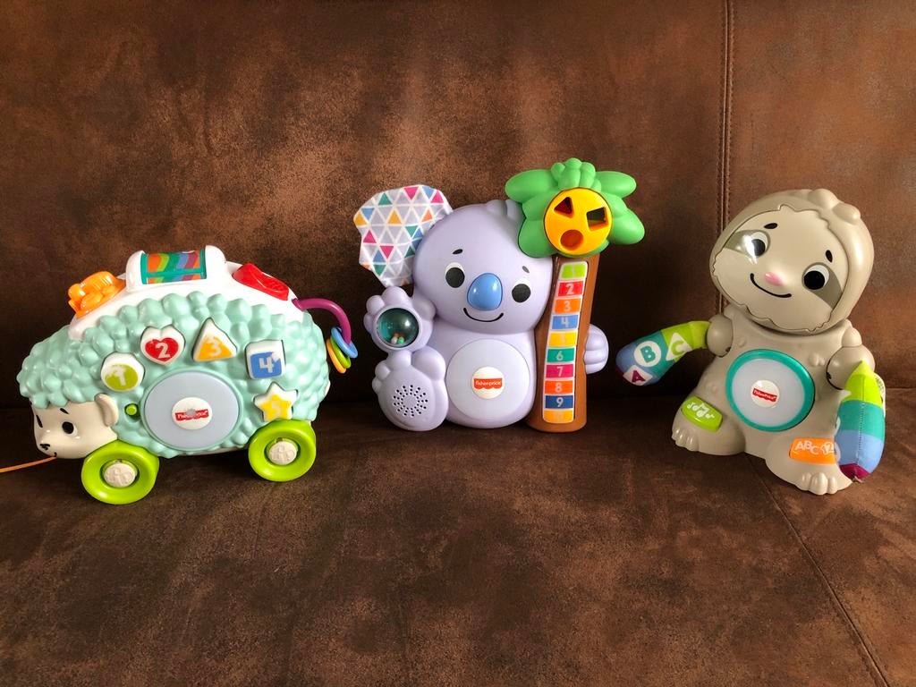 Fisher-Price Linkimals set of 3 - interactief speelgoed, Ophalen, Gebruikt, Overige typen, Met licht