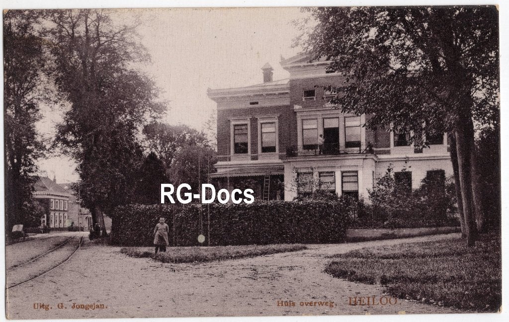 Ansichtkaart - Briefkaart Overweg Heiloo - Huis overweg 1907, Ophalen of Verzenden, Voor 1920, Gelopen, Noord-Holland