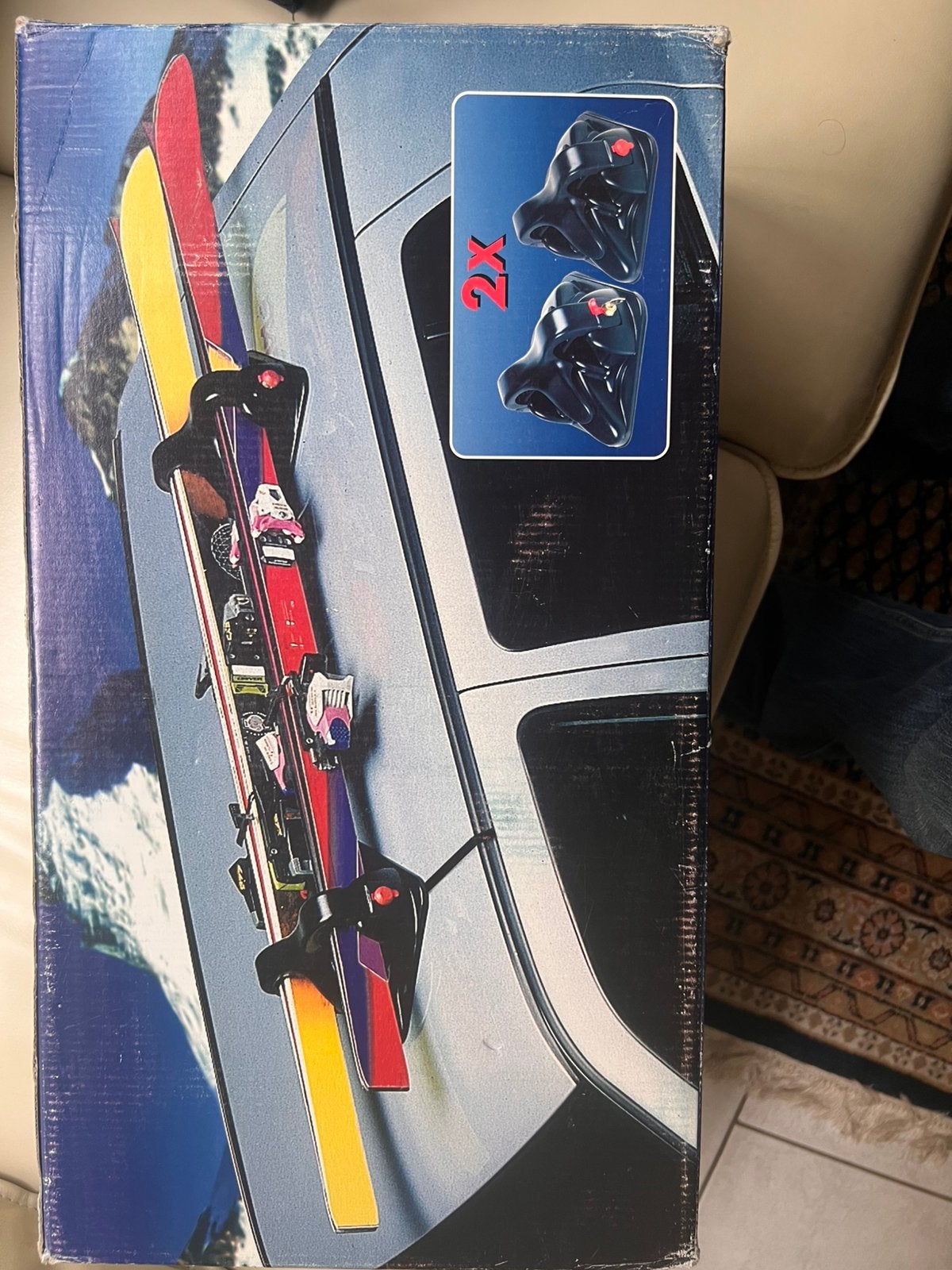 Skidrager voor op autodak, Auto diversen, Dakdragers, Ophalen, Zo goed als nieuw