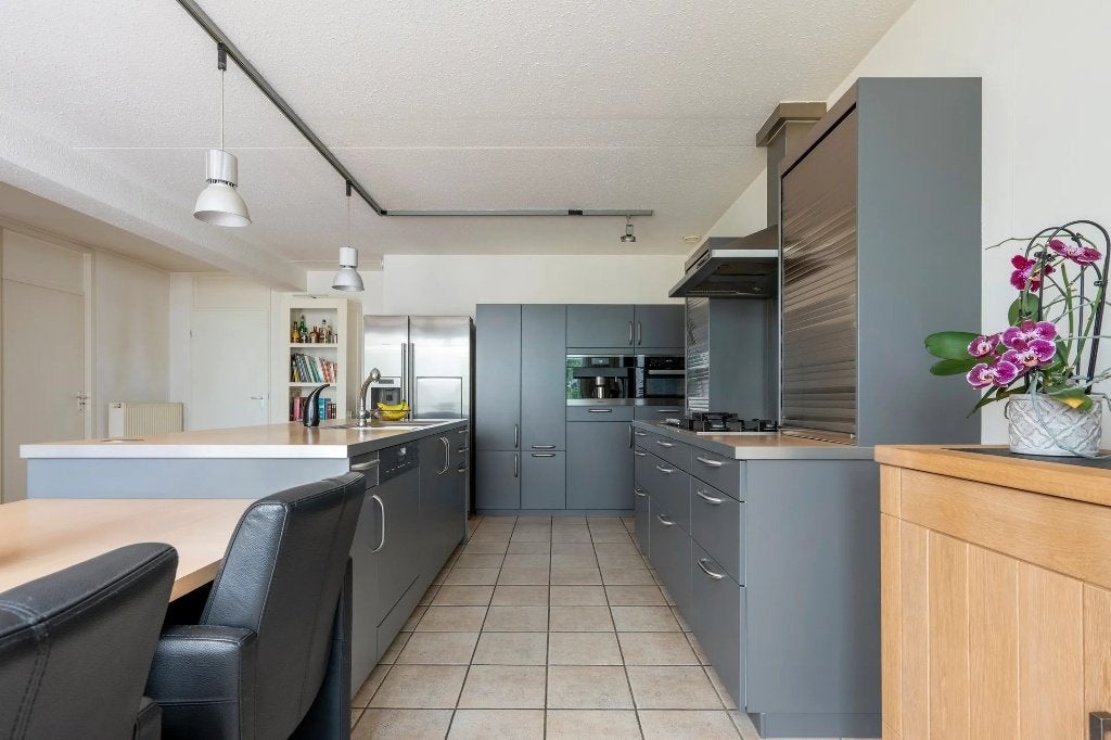 Strakke Moderne Eilandkeuken +Miele Apparatuur+GEDEMONTEERD, Overige typen, Ophalen of Verzenden, Zo goed als nieuw, Met kookeiland