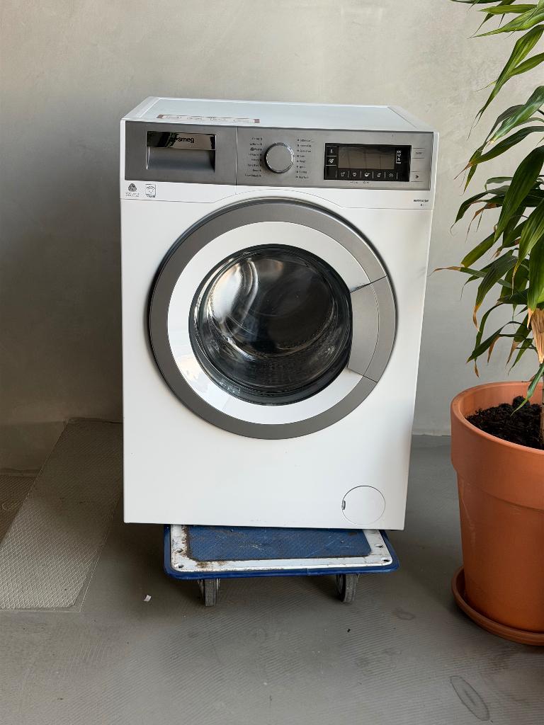 Smeg Wasmachine WHT914LSIN, Witgoed en Apparatuur, Ophalen, 1200 tot 1600 toeren, Gebruikt, 8 tot 10 kg