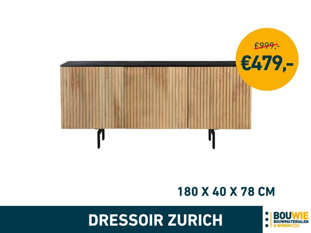 Dressoirs / Tv-meubels / Kasten | GOEDKOPE MEUBELS | OP=OP, Huis en Inrichting, Industrieel, robuust, Verzenden, 150 tot 200 cm