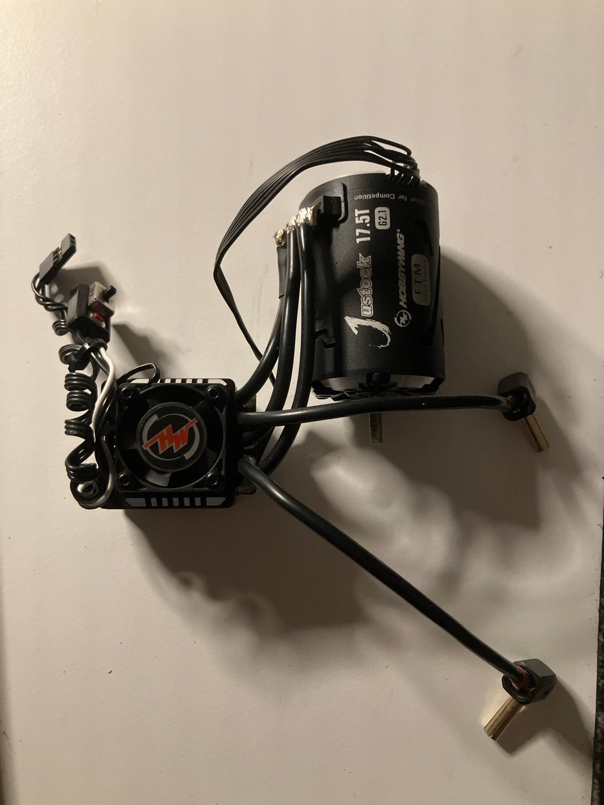 Hobbywing Justock XR10 ESC & 17.5T Motor Set, Elektro, Gebruikt, Ophalen of Verzenden, Onderdeel