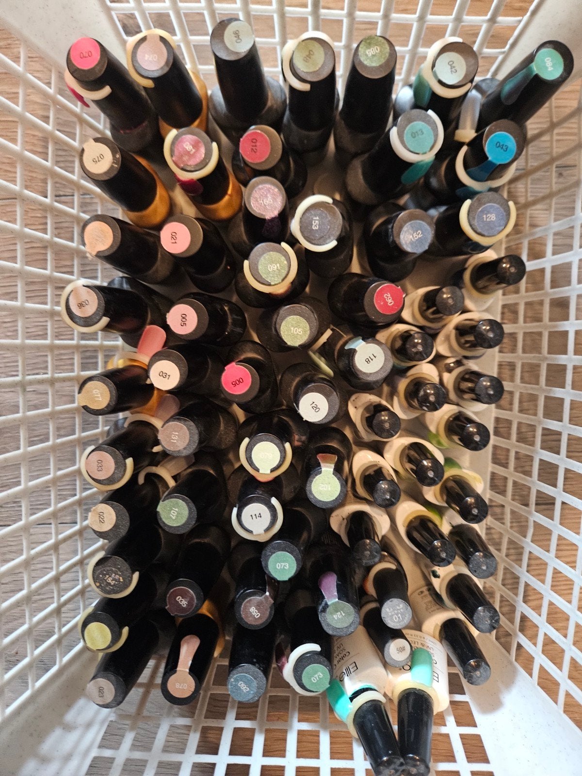 Grote partij gellak nagellak - Diverse kleuren, Ophalen of Verzenden, Gebruikt, Overige typen