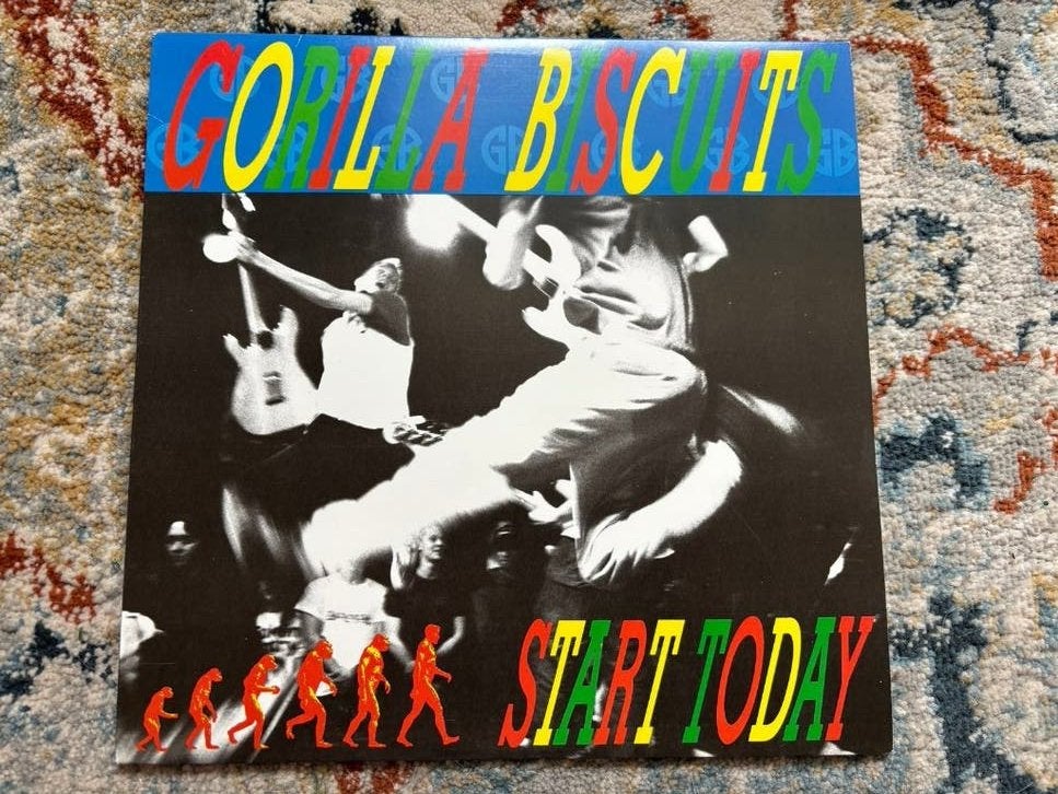 Gorilla Biscuits - Start Today LP, LP, Ophalen of Verzenden, Zo goed als nieuw, Inclusief insert