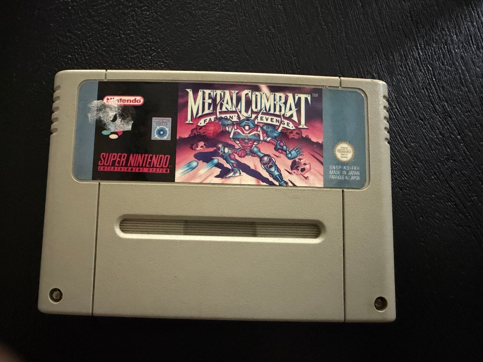 Metal Combat: Falcon's Revenge SNES - Klassieke Shooter, Spelcomputers en Games, Games | Nintendo Super NES, Gebruikt, Shooter