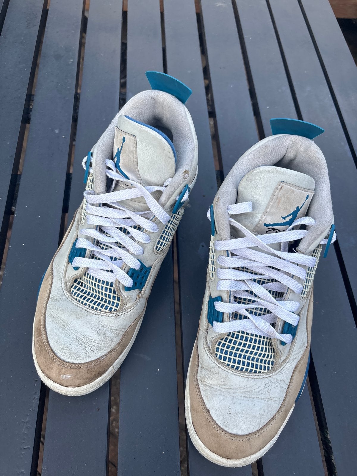 Nike Air Jordan Flight, maat 43, Ophalen of Verzenden, Gedragen, Wit, Sneakers of Gympen
